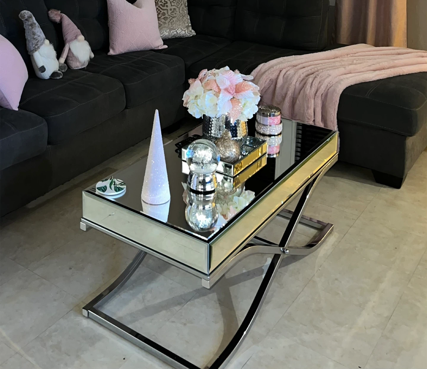 Mirrored Coffee Table