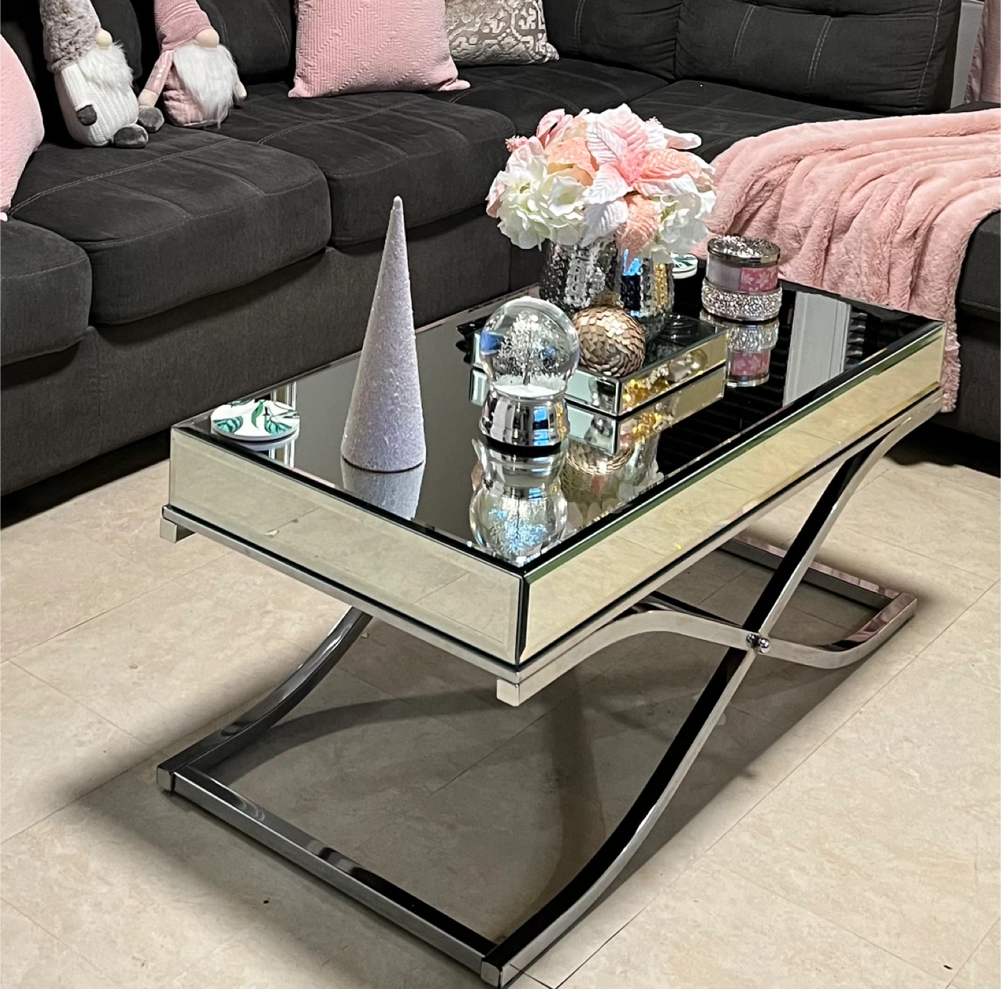 Mirrored Coffee Table - photo 2