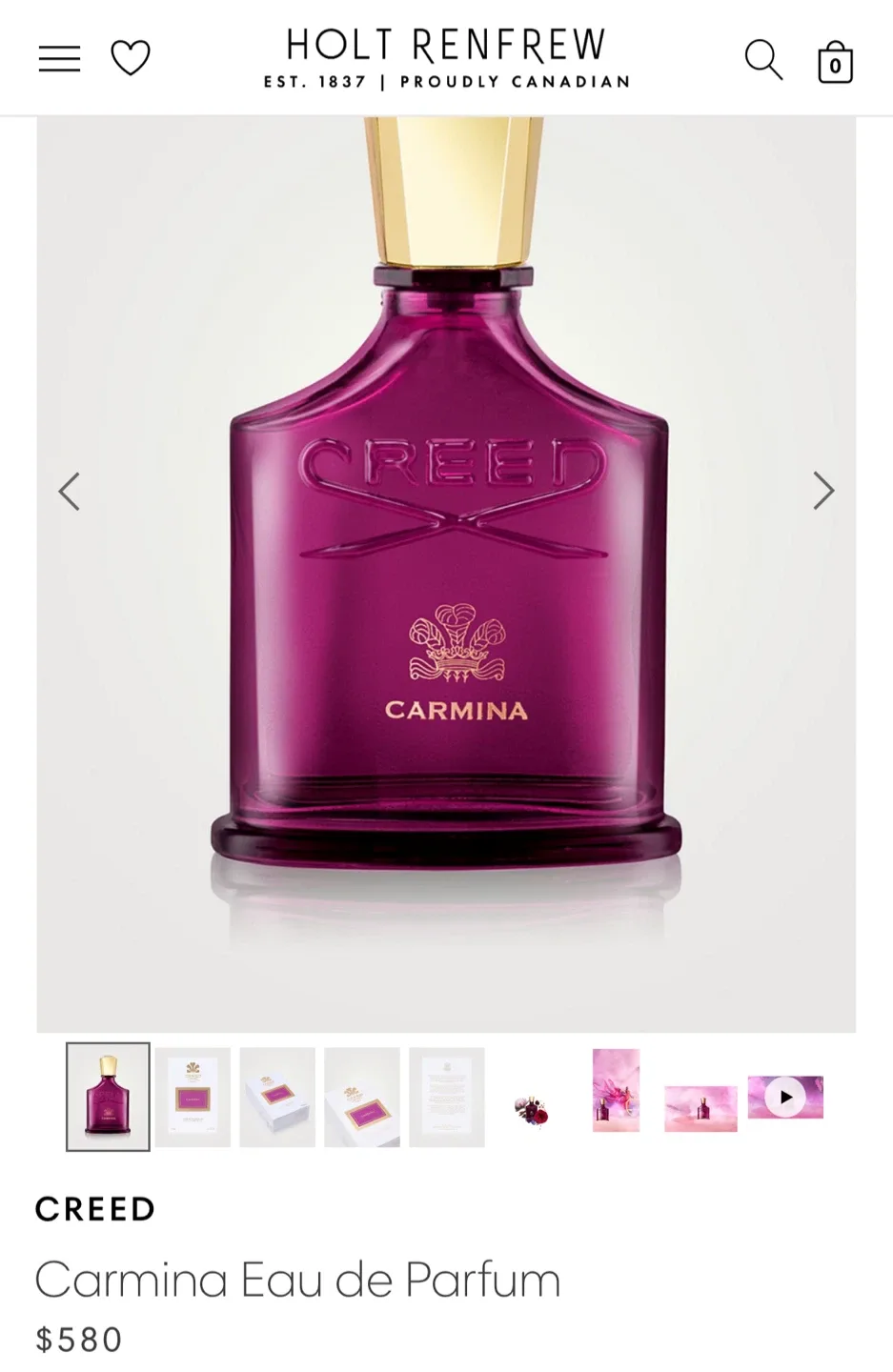 (Retail $497) New Creed Love In White Eau De Parfum 30ml image indicator(5)