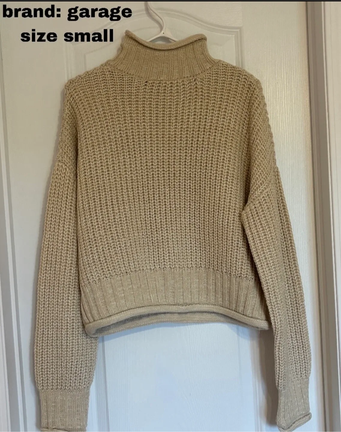 Garage Tan Sweater thumbnail
