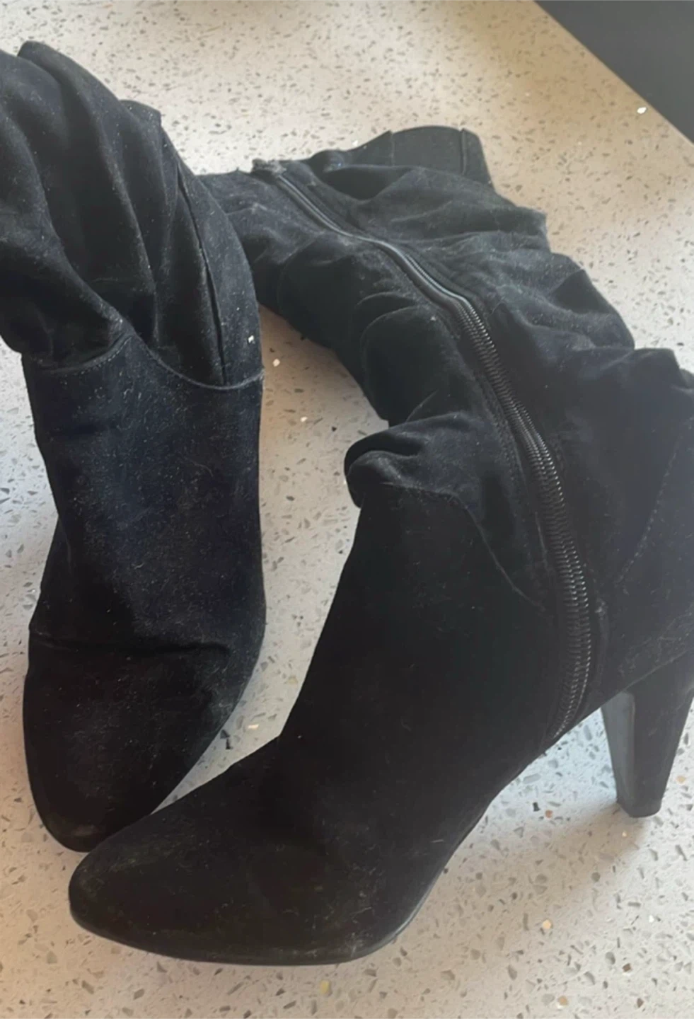 Black Heeled Boots