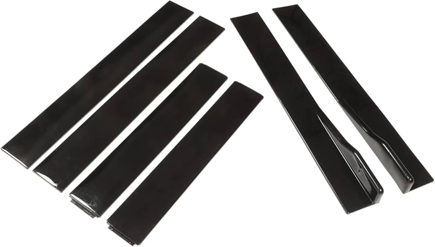 KIMISS Glossy Black Car Side Skirts - New