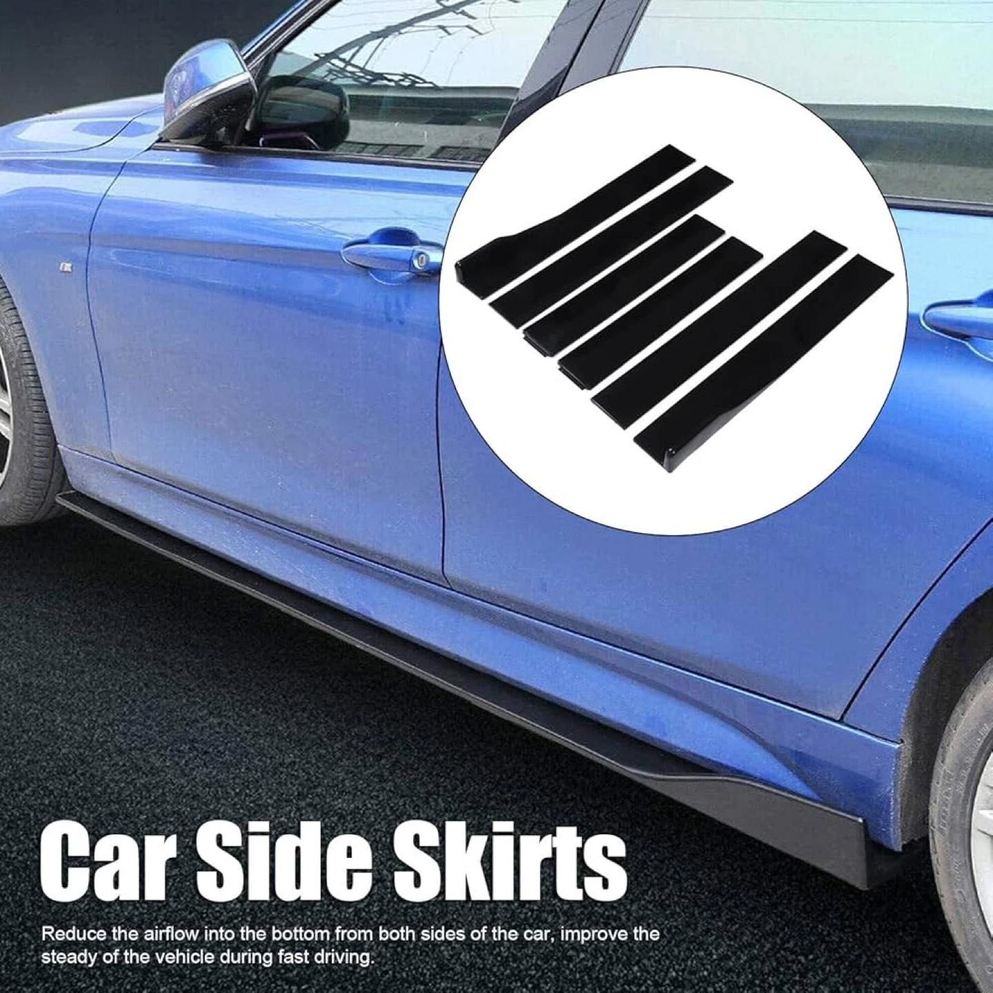 KIMISS Glossy Black Car Side Skirts - New - photo 2