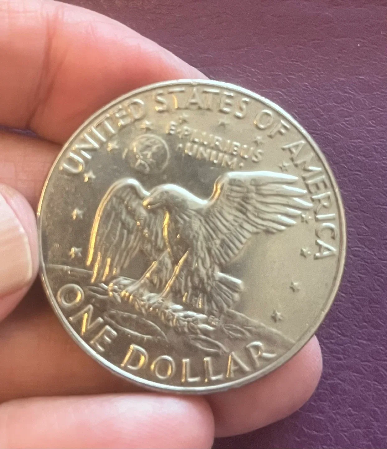 Vintage USA 1974 Eisenhower One Dollar Coin thumbnail