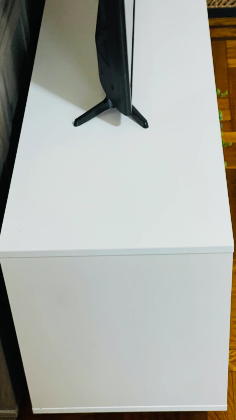 White TV Stand - photo 4
