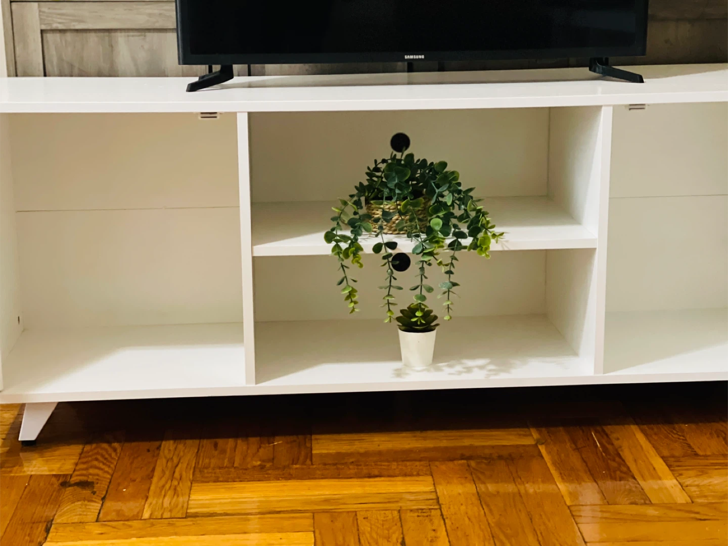 White TV Stand - photo 3