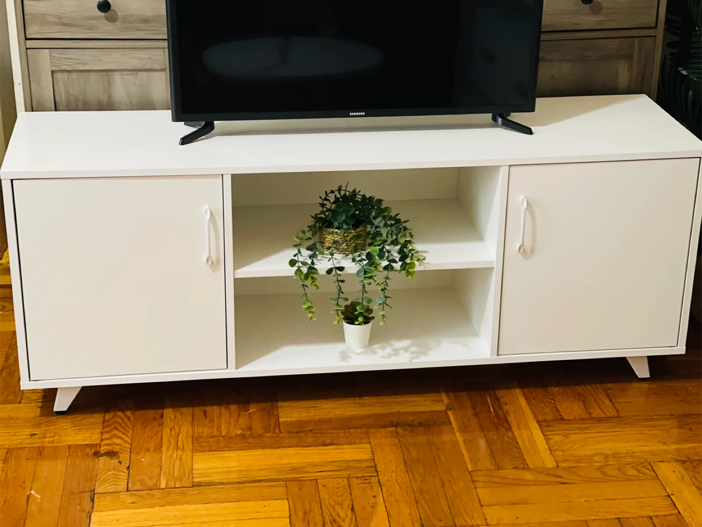 White TV Stand