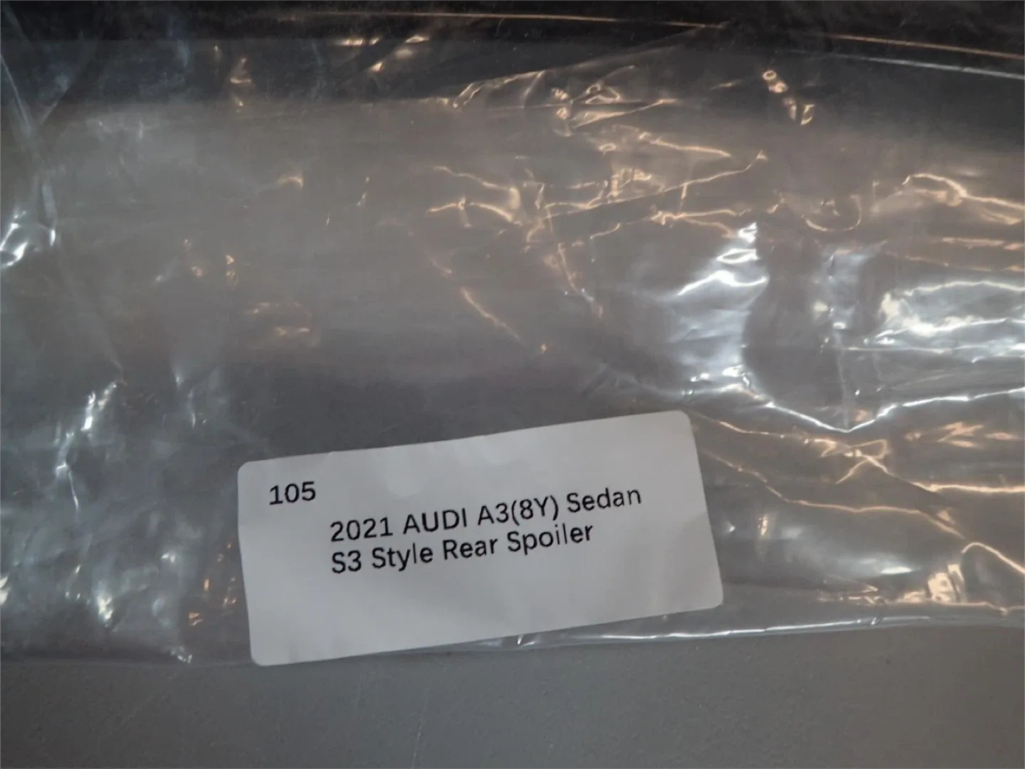 OEM Style Trunk Spoiler 21-25 Audi A3/A3 S-Line / S3 Sedan - BN image indicator(3)