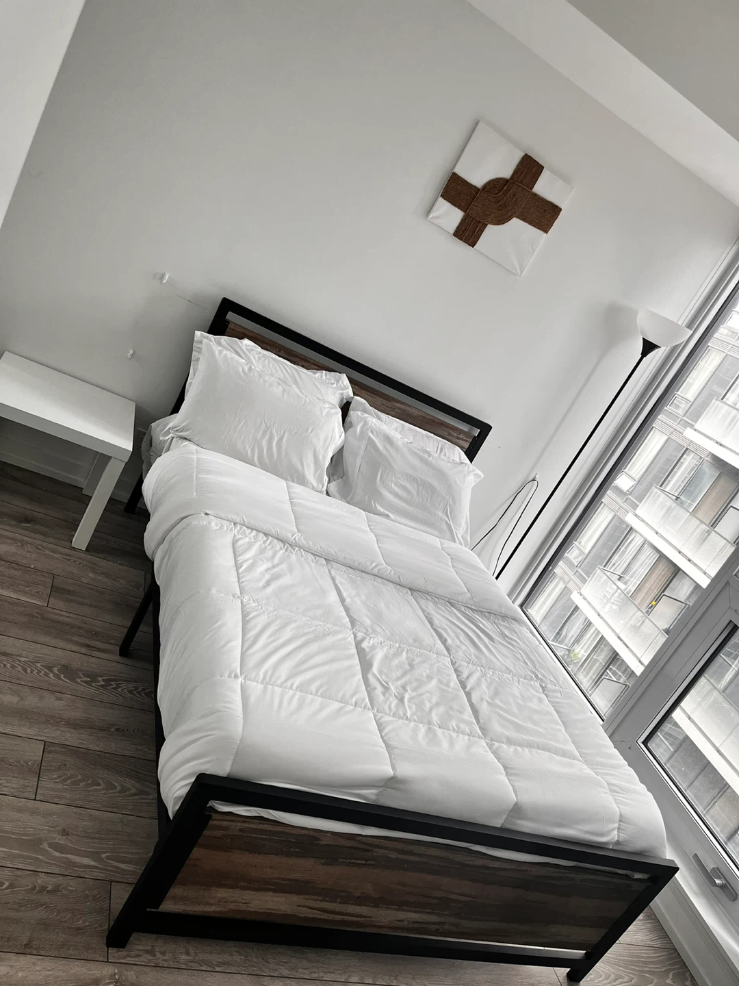 Bed frame and mattress (full size)