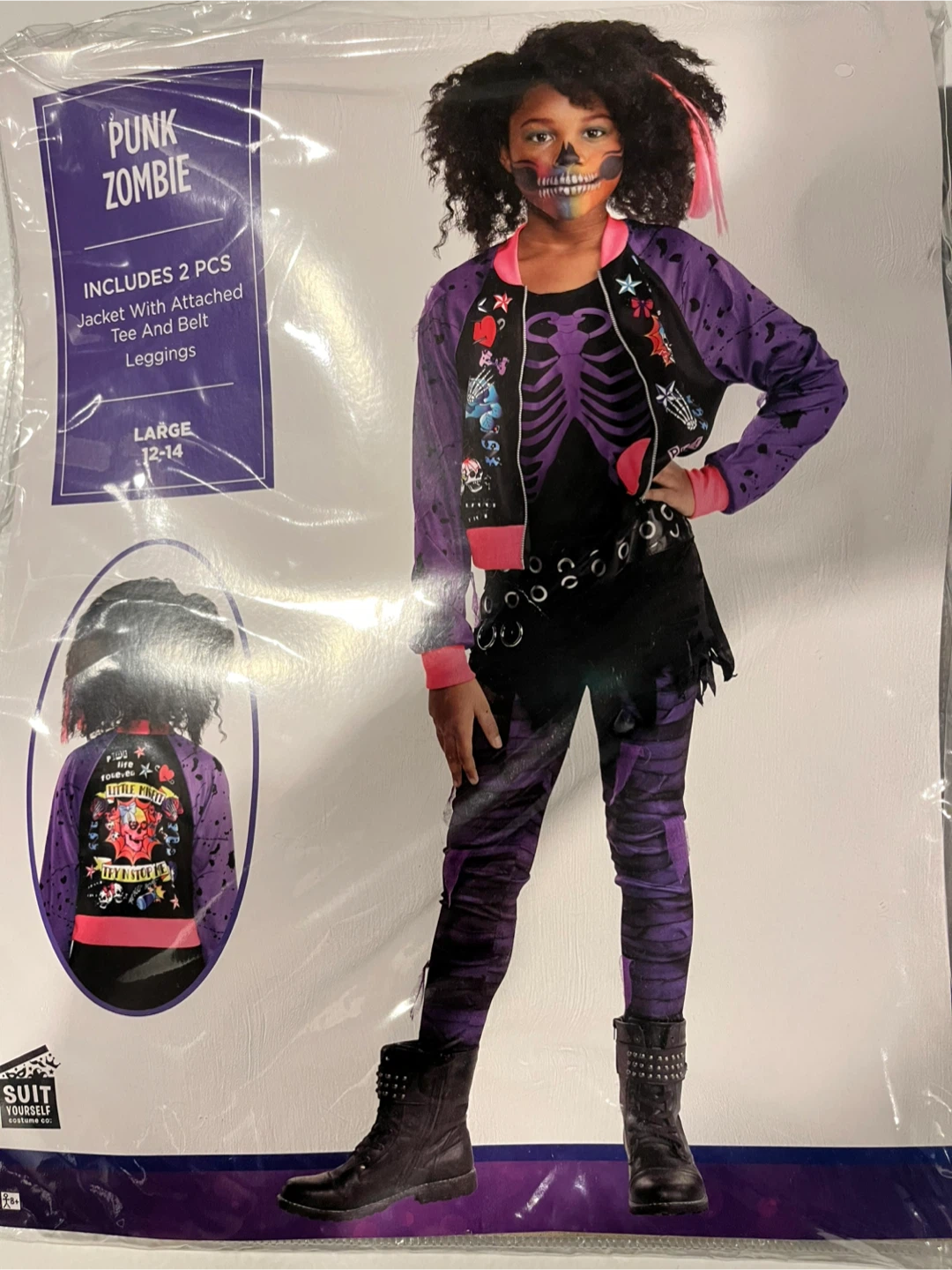 Kids Punk Zombie Costume