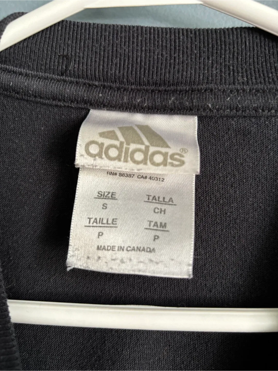 Adidas Black T-Shirt - Size Small image indicator(3)
