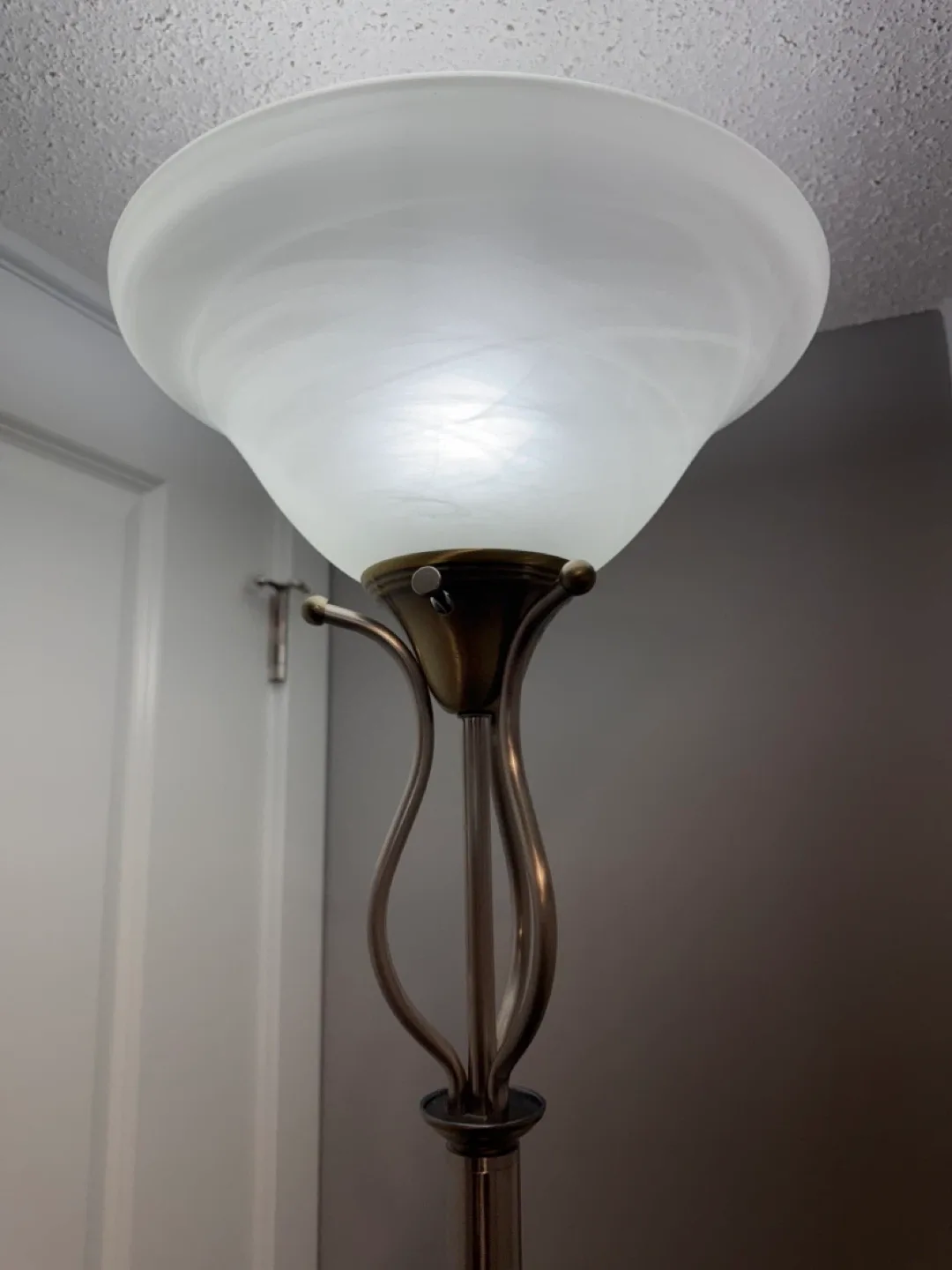 As New Stainless Steel Lamp Set - Floor Lamp and Table Lamp image indicator(6)