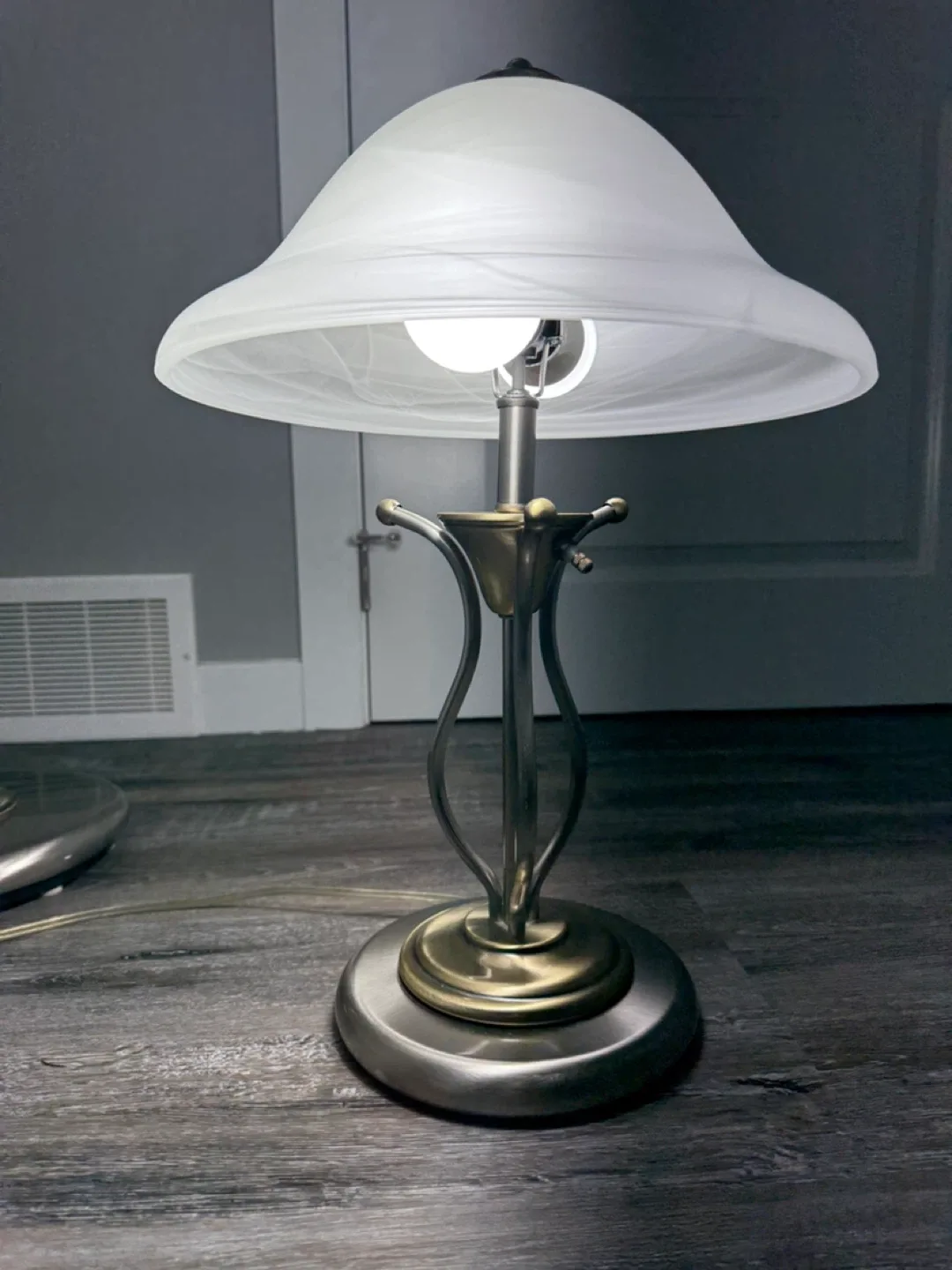 As New Stainless Steel Lamp Set - Floor Lamp and Table Lamp image indicator(3)