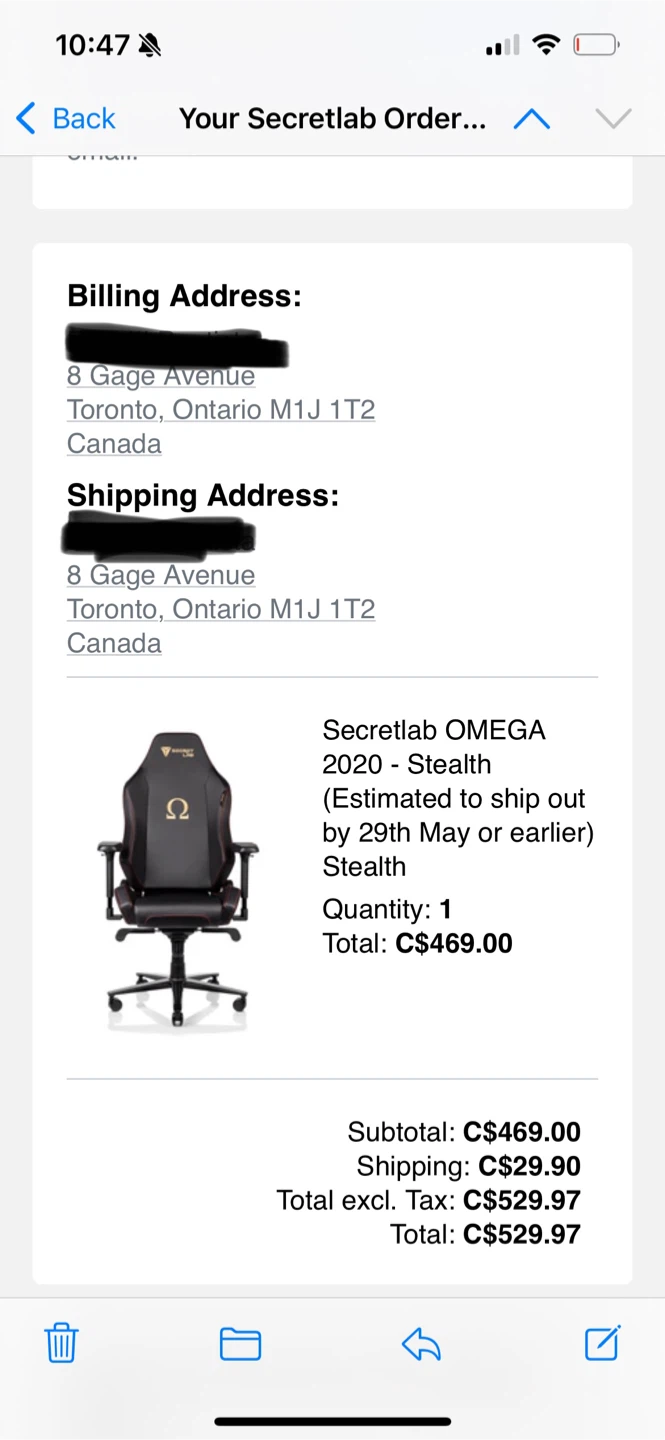 Secretlab OMEGA 2020 Stealth Gaming Chair