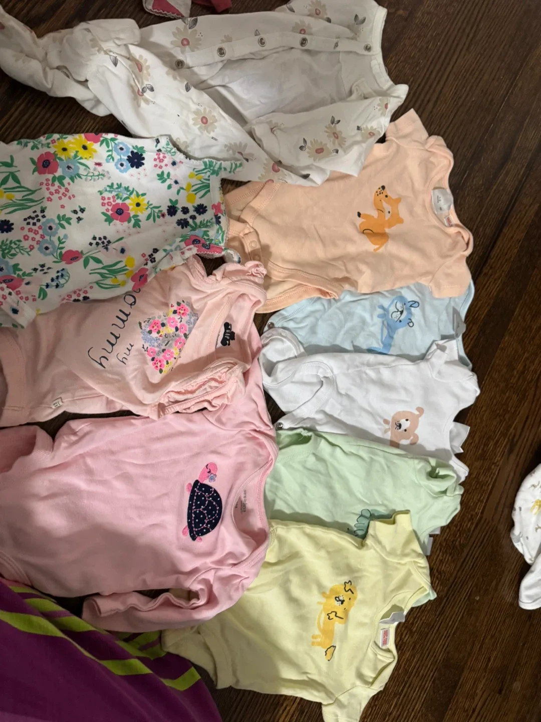 Baby Bodysuits Lot - 0-3 Months