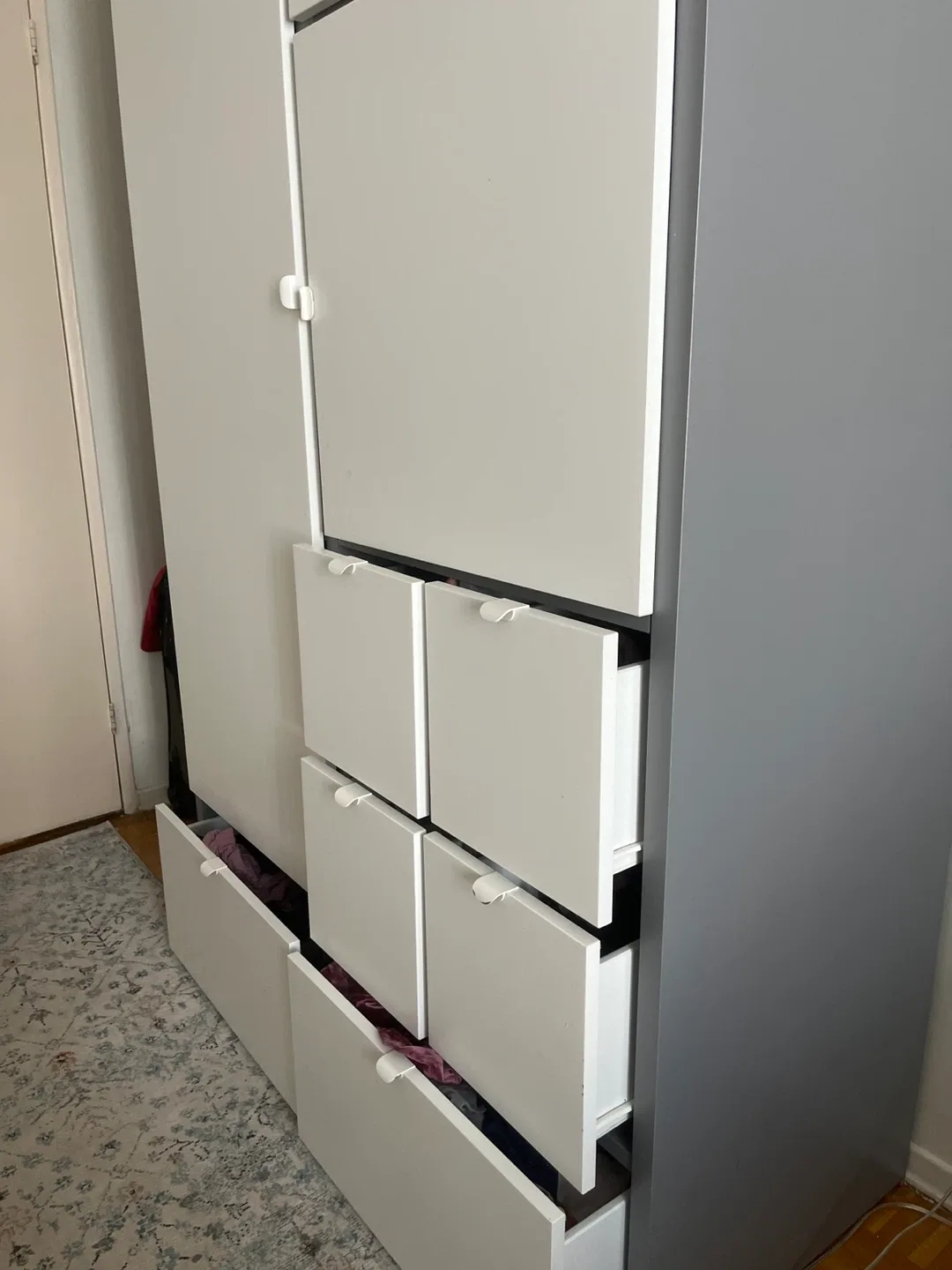 IKEA PAX Wardrobe - White & Grey image indicator(3)