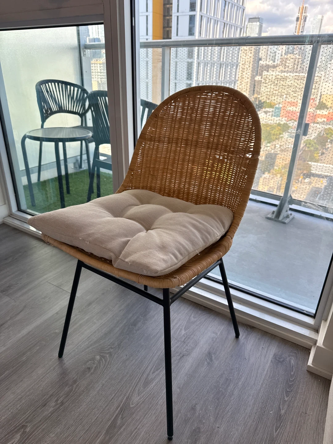 Rattan Chair with Cushion