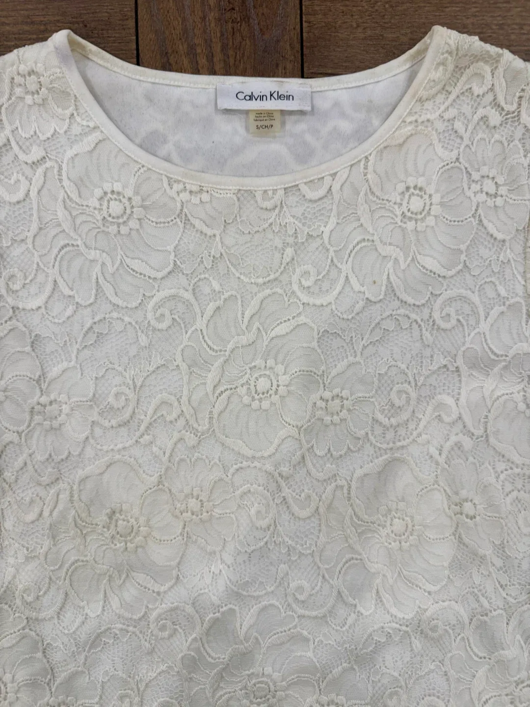 Calvin Klein Lace Top - Size S image indicator(2)