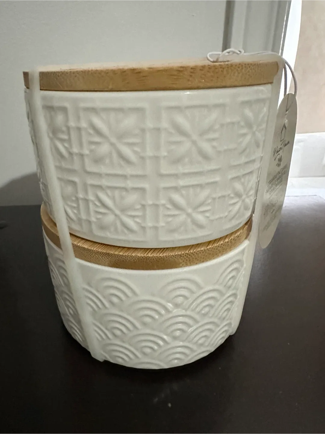 Maison Neuve Ceramic Salt & Pepper Cellar Set - New image indicator(5)