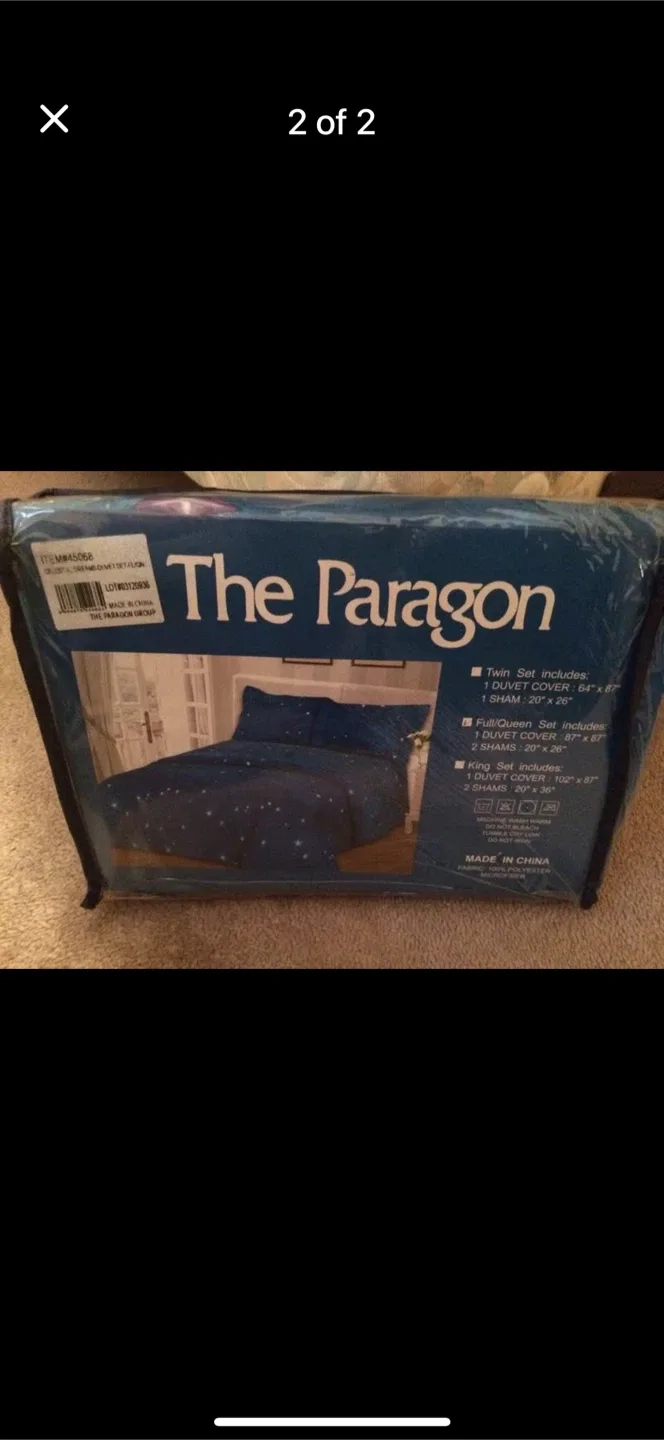 The Paragon Twin Duvet Cover Set - New thumbnail
