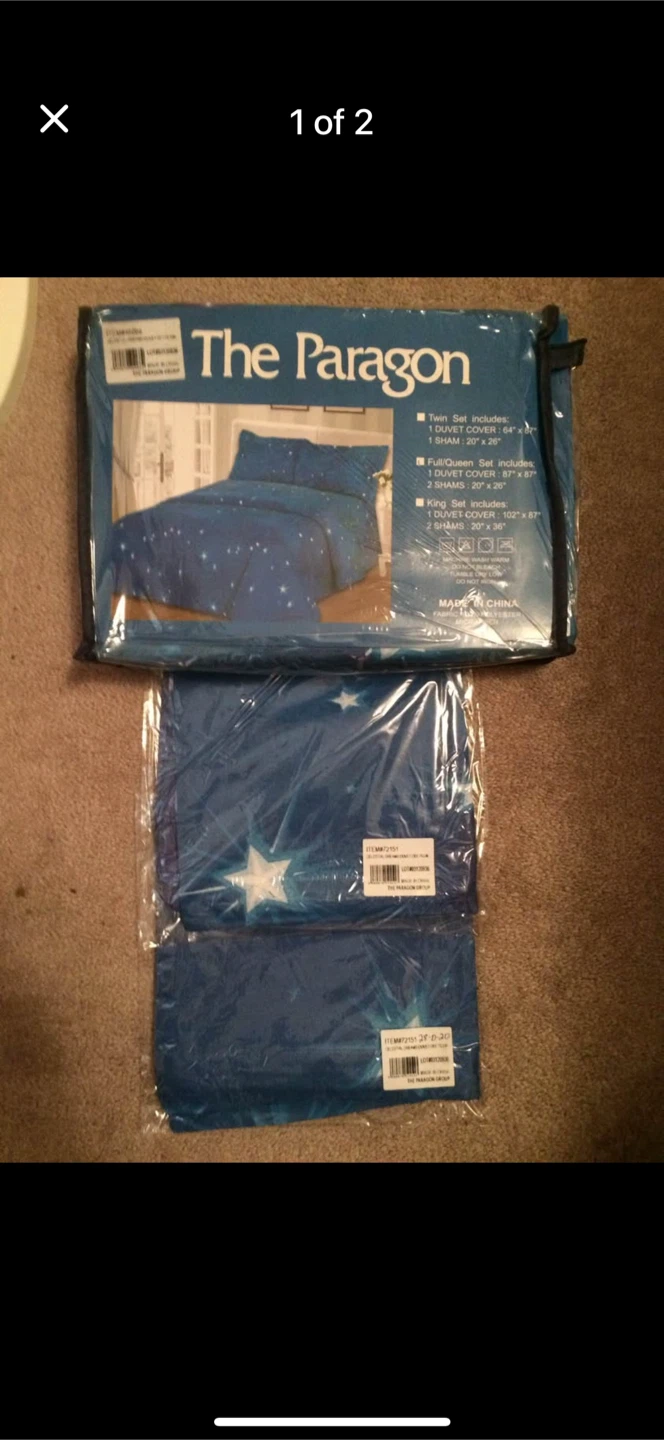 The Paragon Twin Duvet Cover Set - New - photo 2