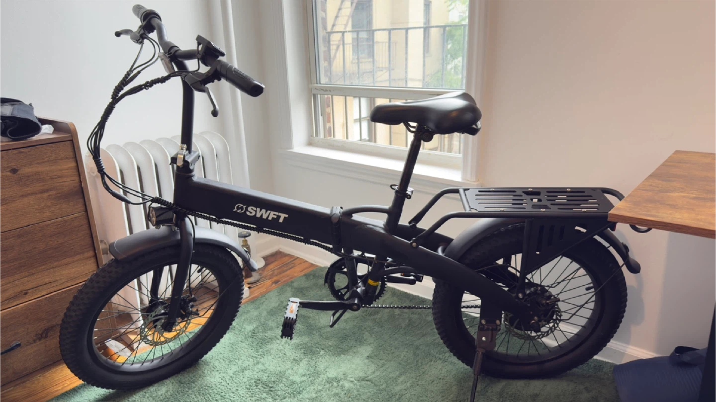 SWFT FX Black Electric Bike Foldable