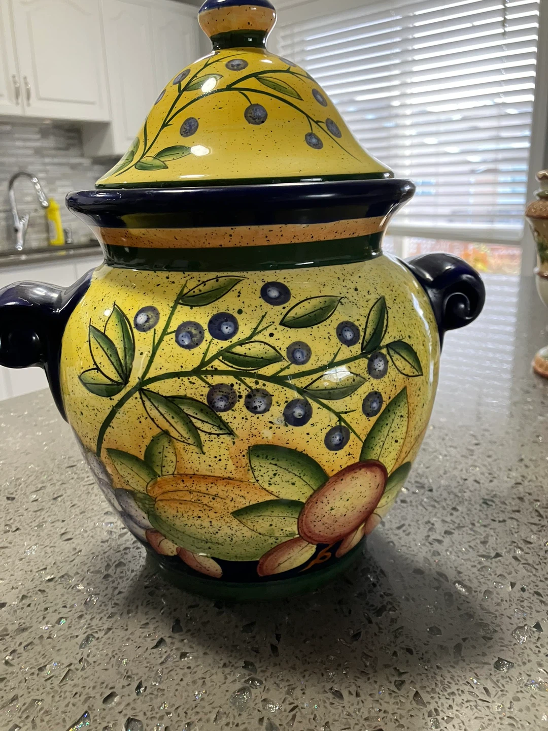 Decorative Lidded Ceramic Jar - photo 4