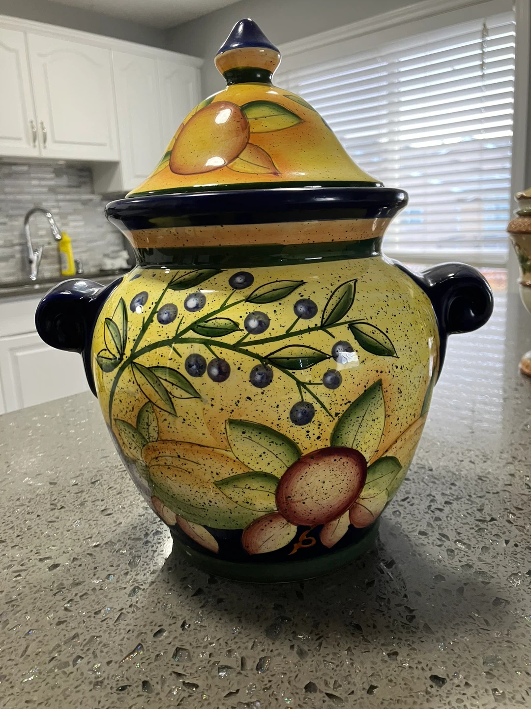 Decorative Lidded Ceramic Jar - photo 2