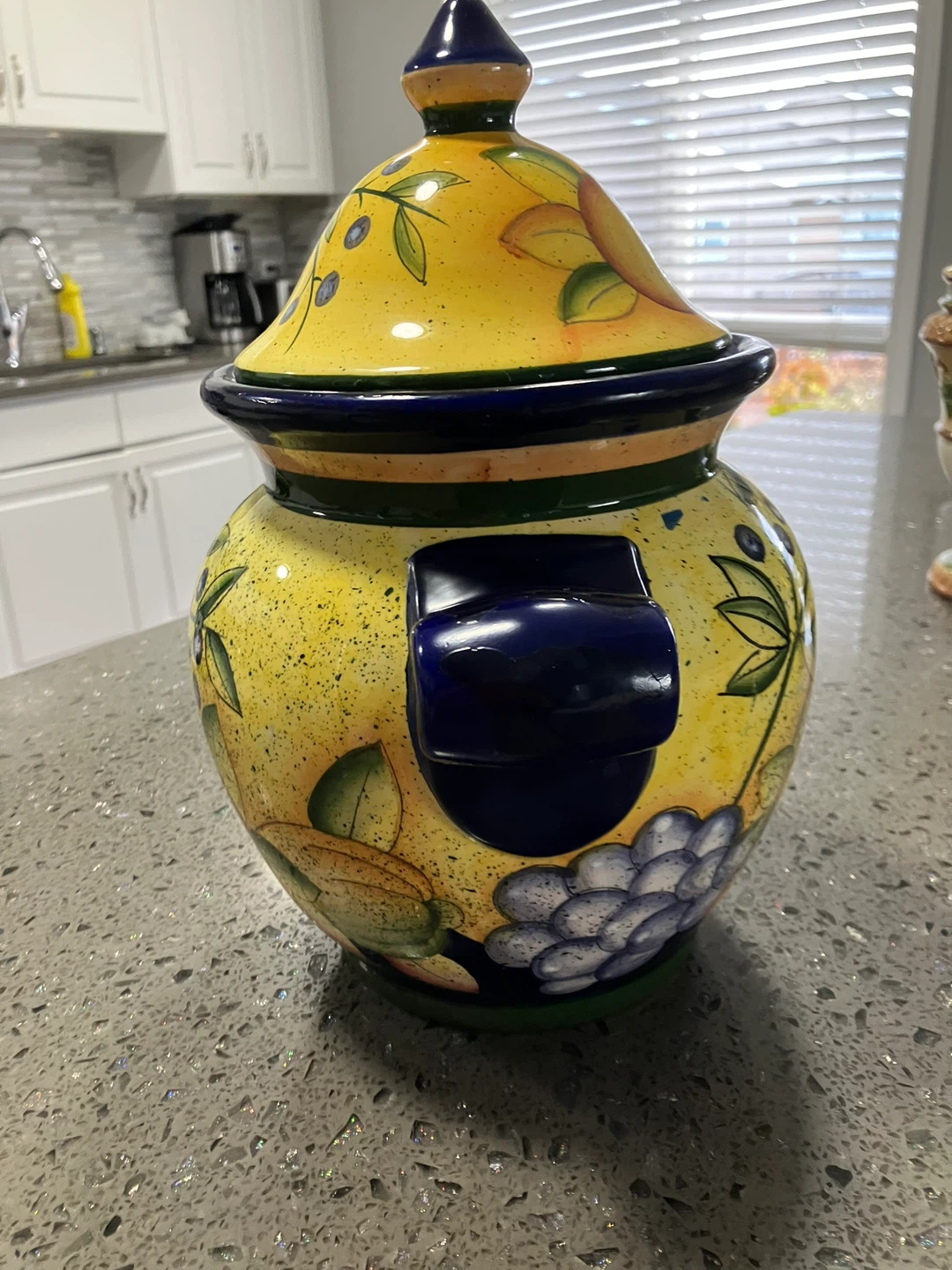 Decorative Lidded Ceramic Jar - photo 3