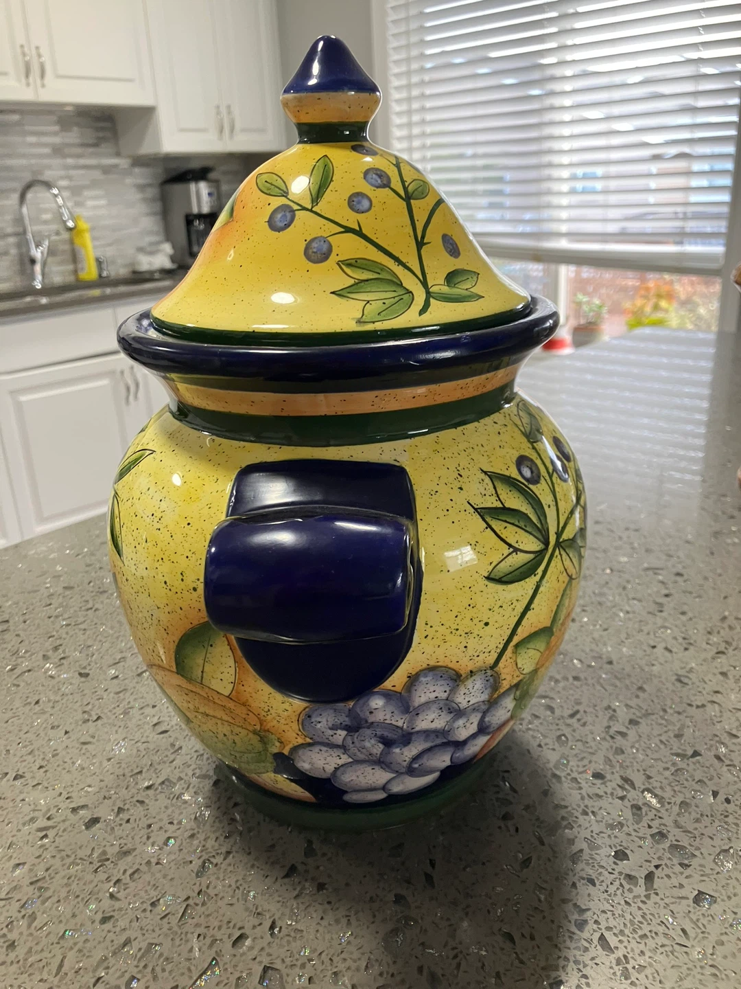 Decorative Lidded Ceramic Jar - photo 5