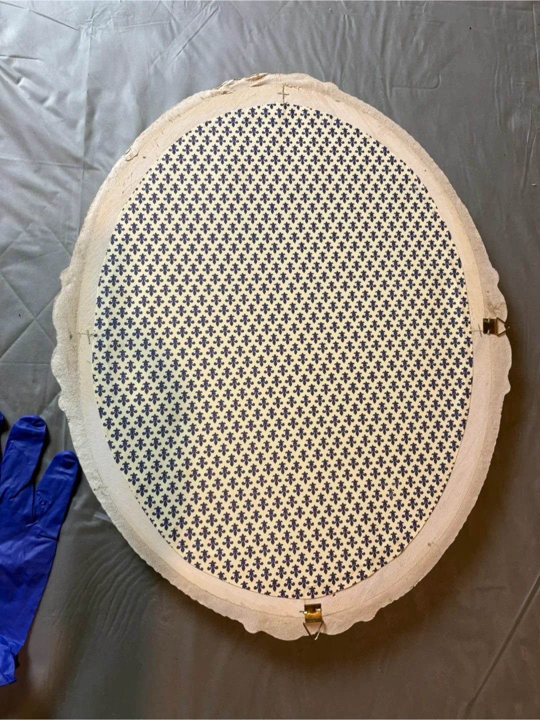 Ornate Oval Mirror image indicator(2)