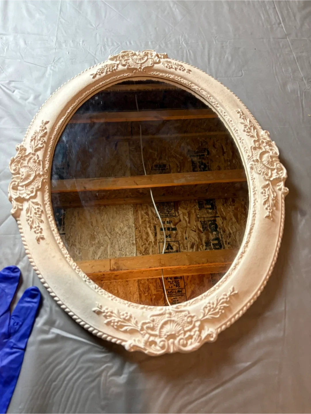 Ornate Oval Mirror image indicator(3)