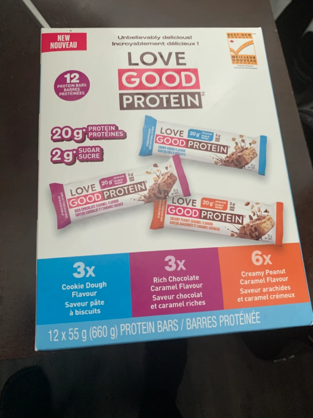 Love Good Protein Bars 12x55g