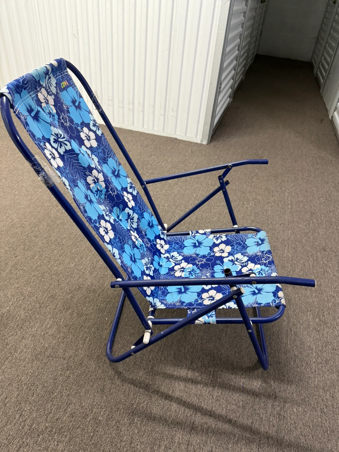 COPA Blue Hibiscus Folding Beach Chair - photo 2