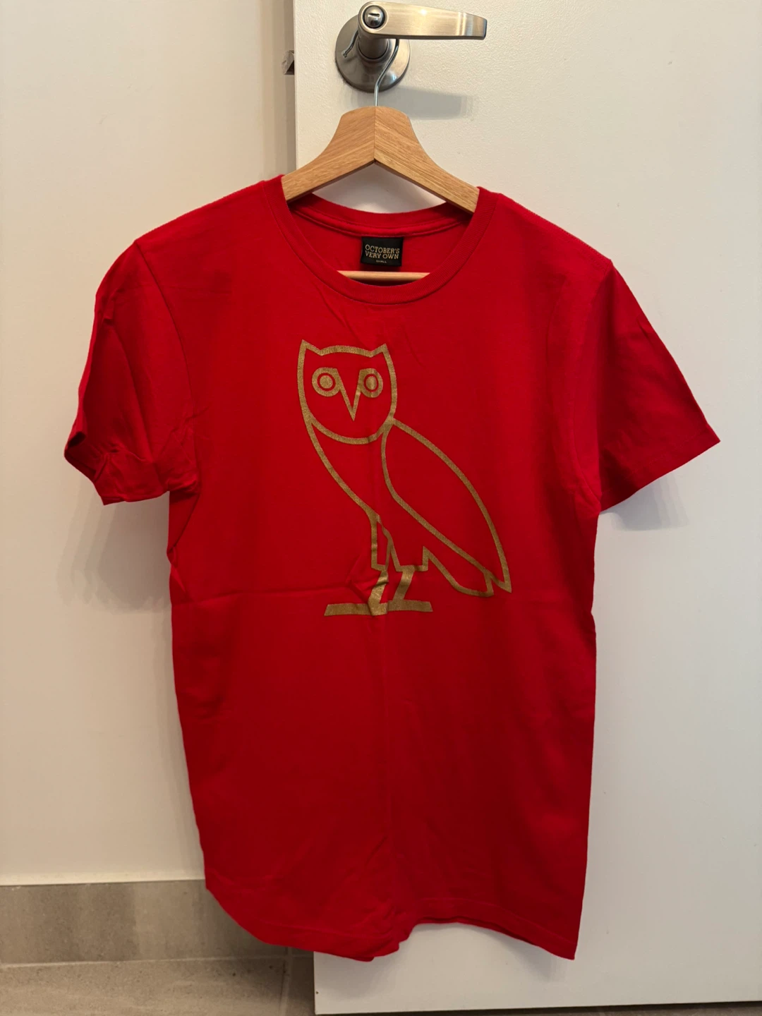 OVO (October's Very Own - Small) Red T-Shirt