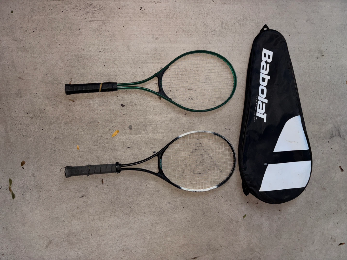 Dunlop & Babolat Tennis Racquets with Case
