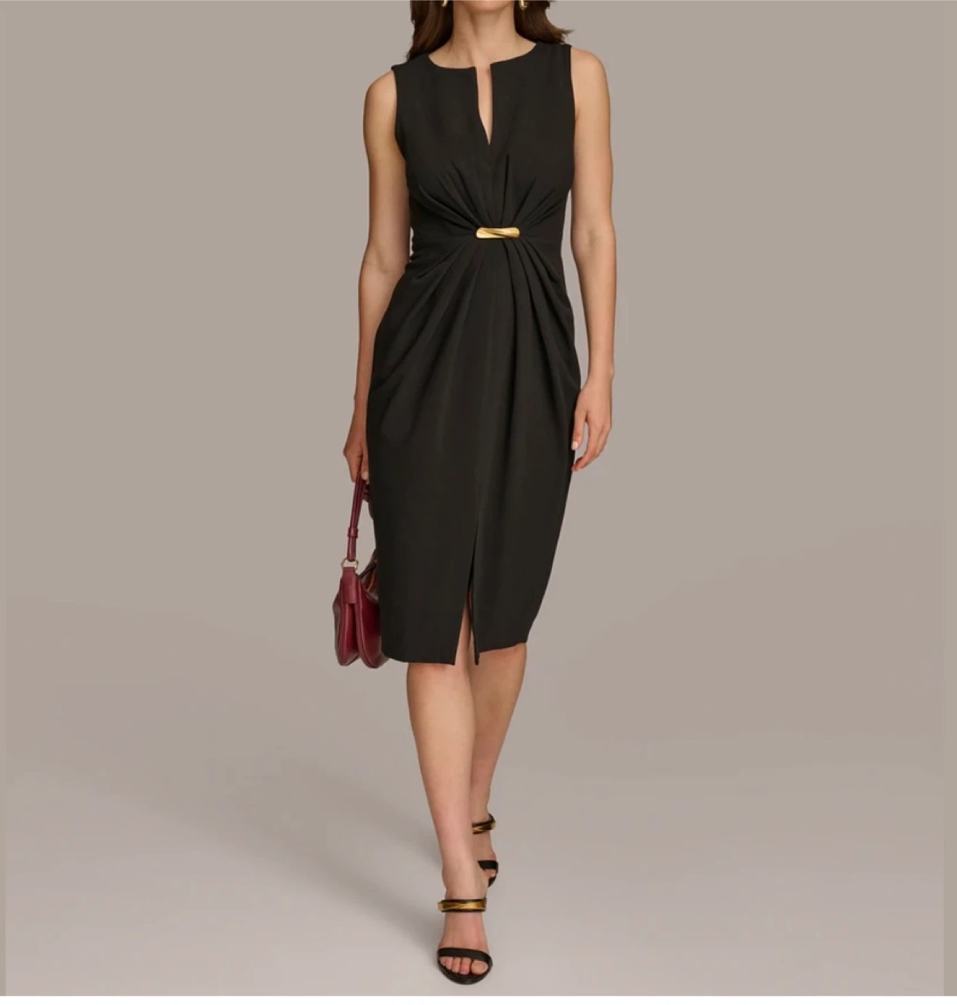 New Donna Karan Black Dress - Size 10