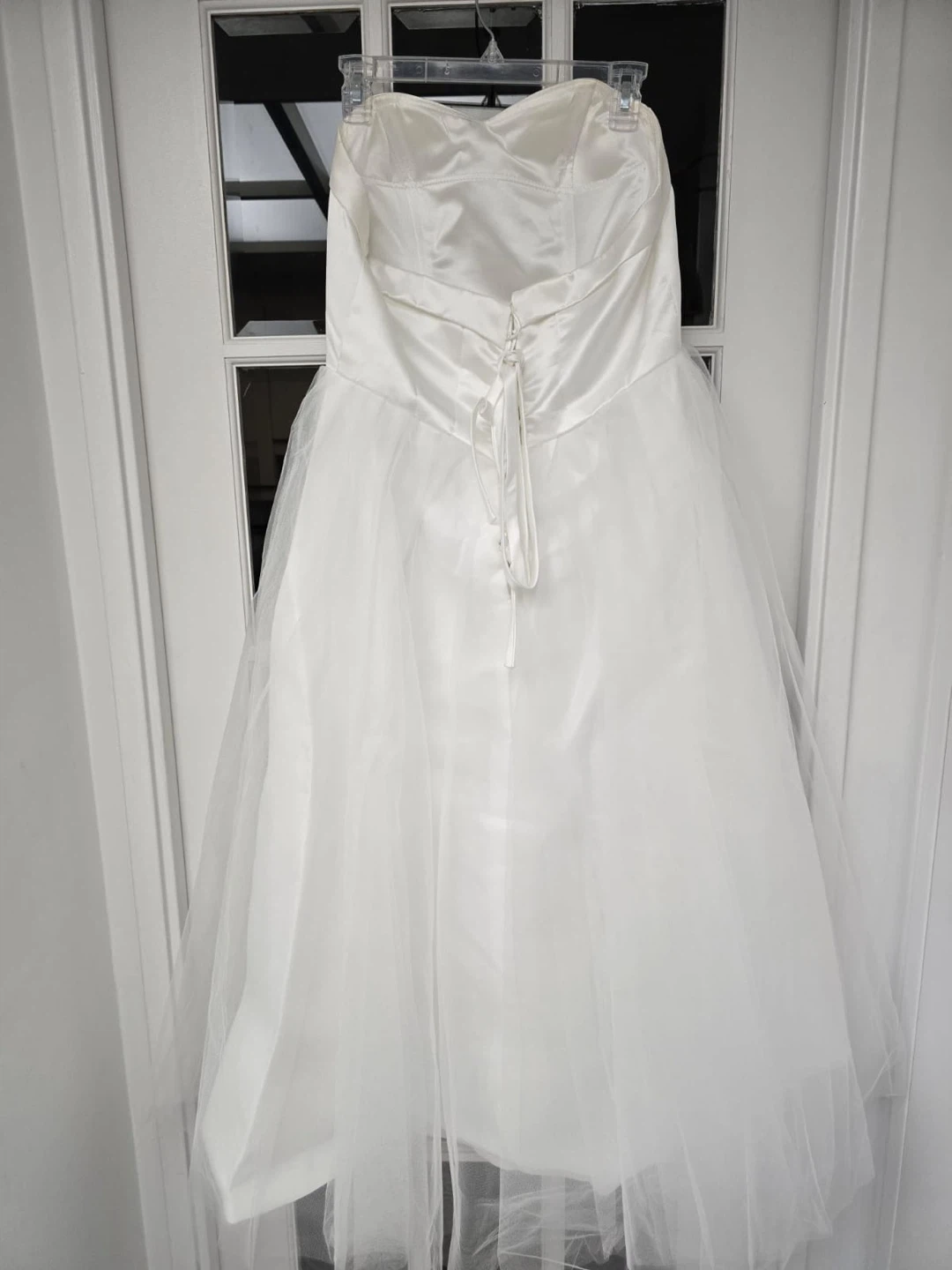 Wedding Dress - Medium/Long length off-shoulder tulle dress - photo 2