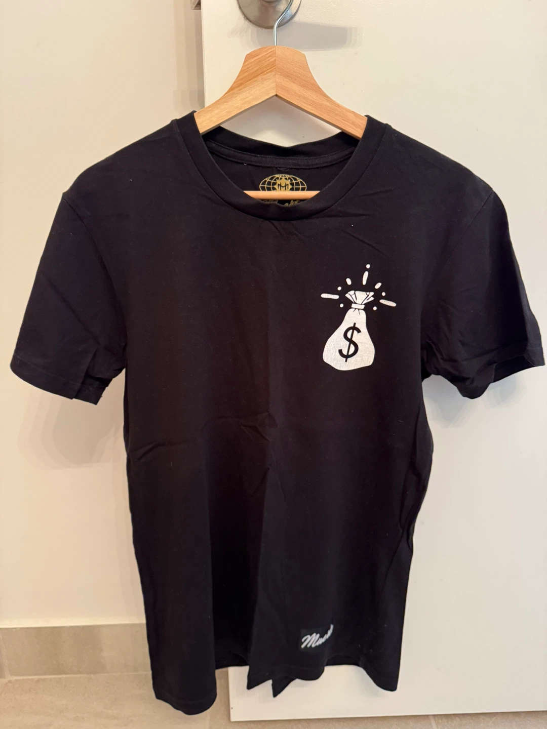 Muerte Hustle Daily Black T-Shirt - Size S