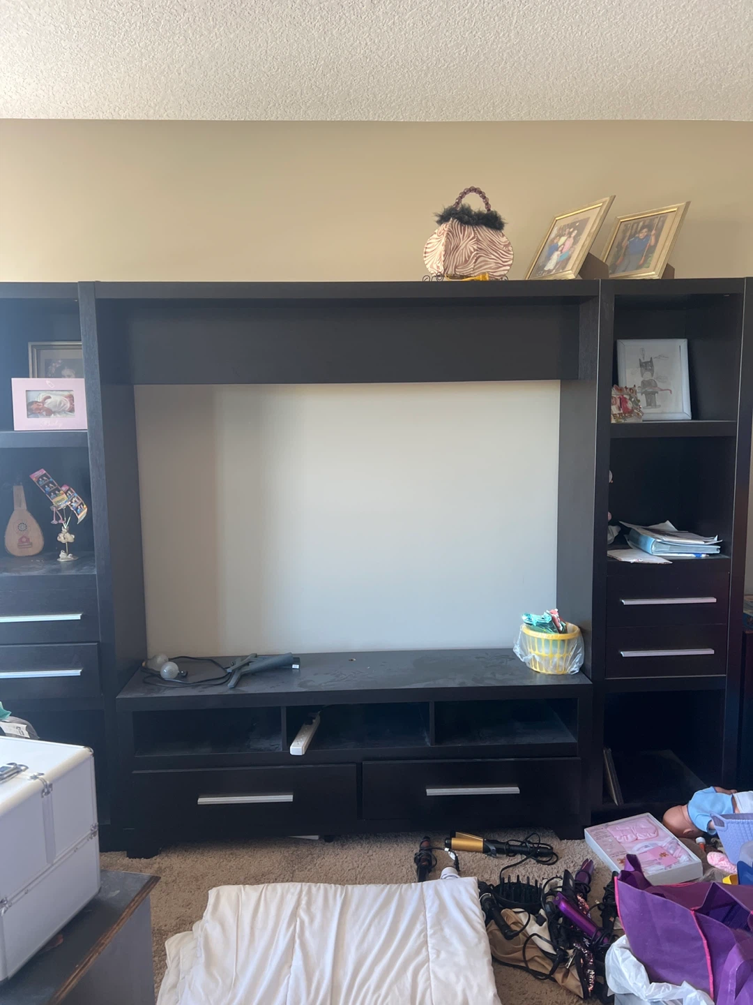 Dark Brown Entertainment Unit