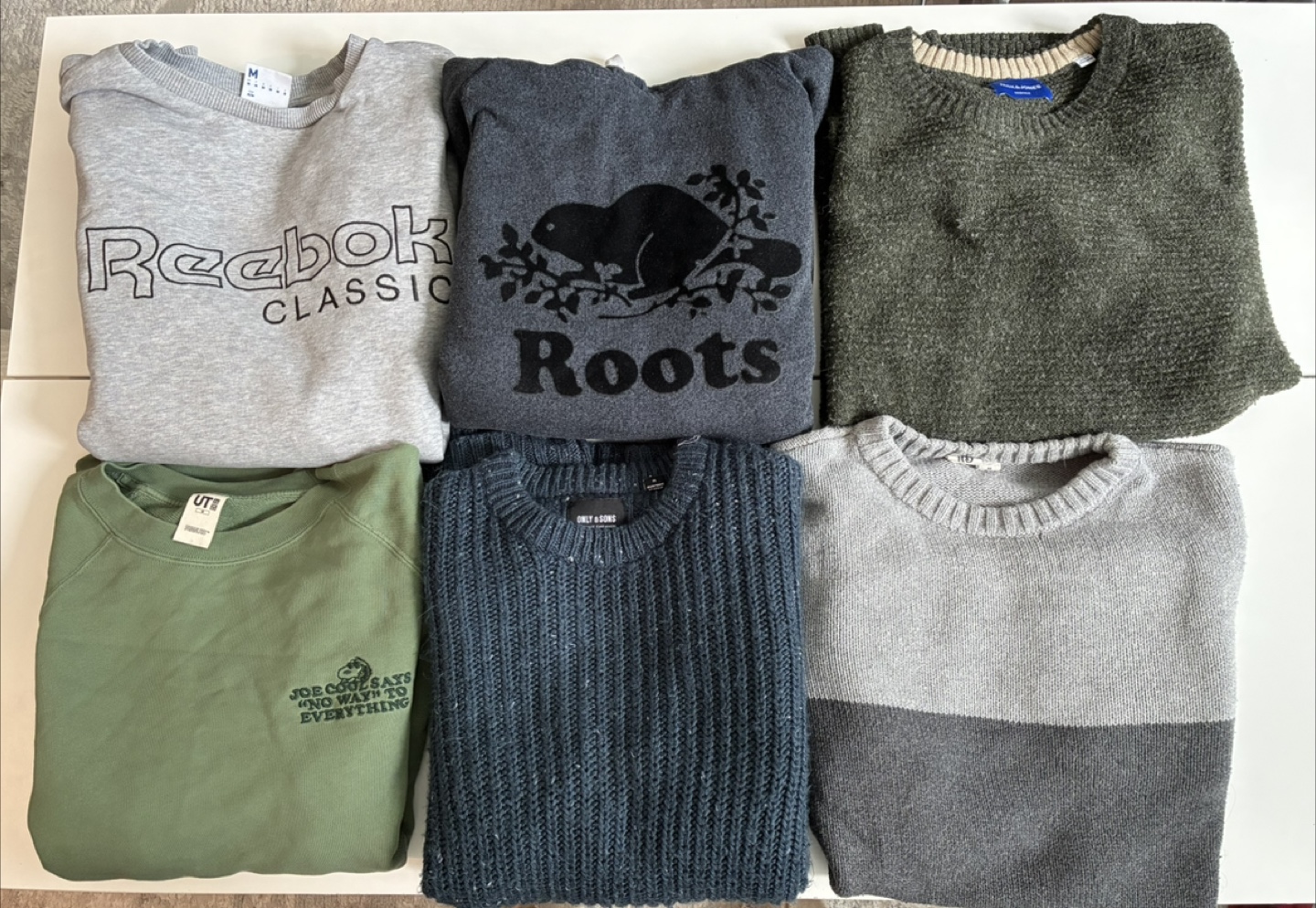 Bundle of cozy men’s sweaters (size M) #freecycle