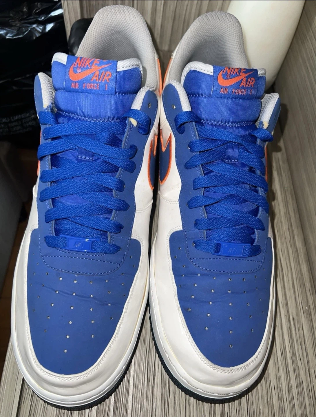 Nike Air Force 1 - Knick’s Mets colors Sz 14 - photo 3
