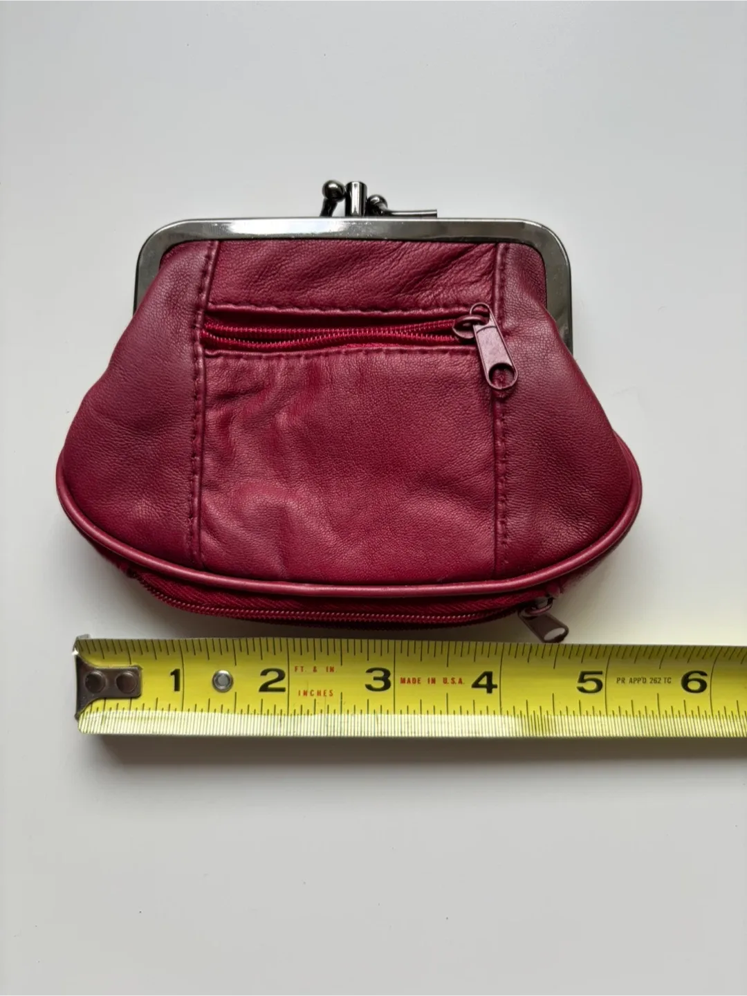 Red Leather Coin Purse image indicator(6)