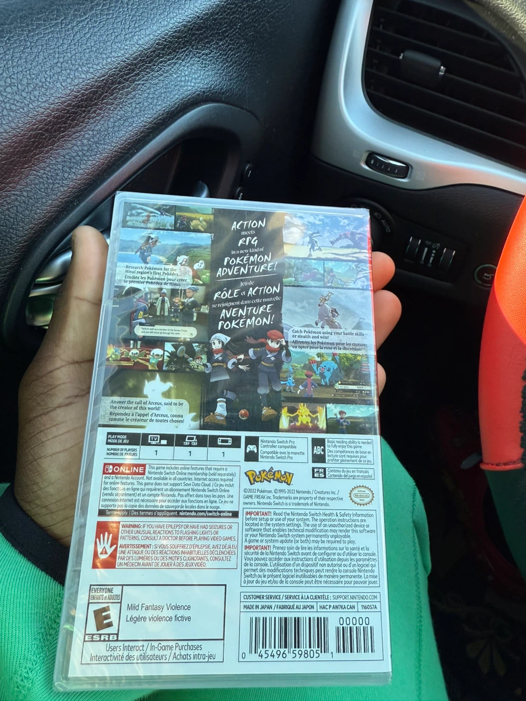 Pokemon Legends Arceus Nintendo Switch Game - photo 2