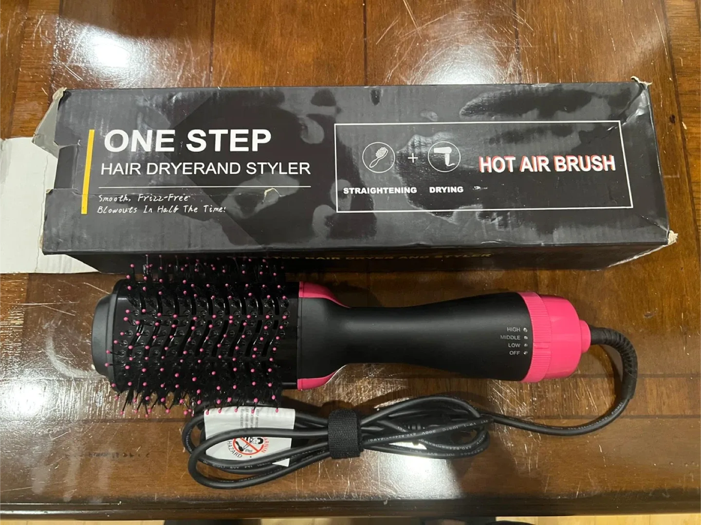 One Step Hair Dryer & Volumizer Hot Air Brush image indicator(2)