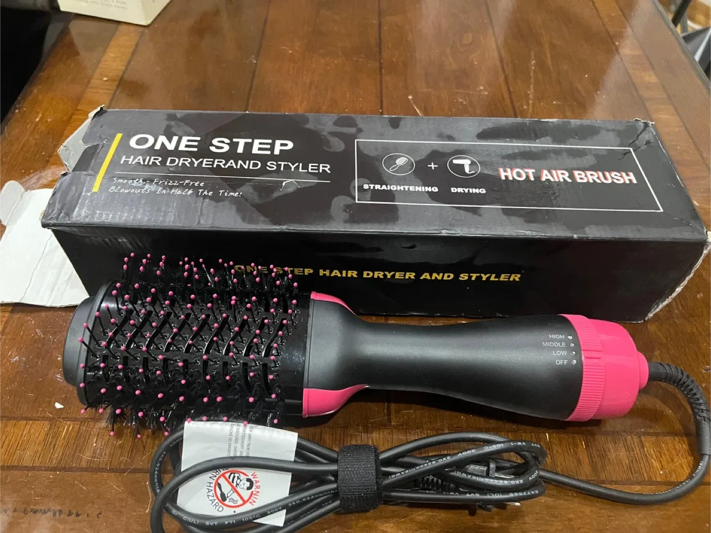 One Step Hair Dryer & Volumizer Hot Air Brush thumbnail