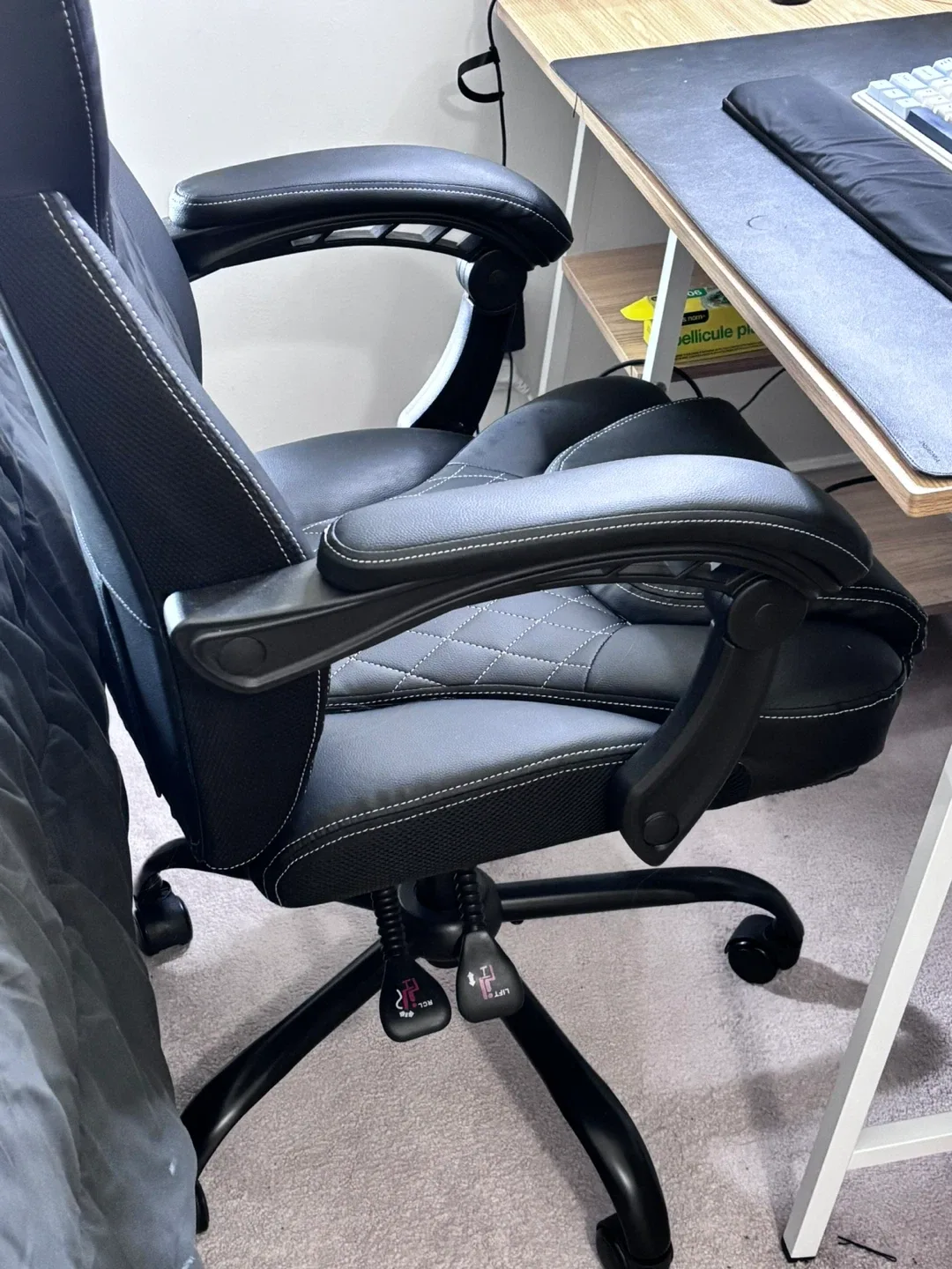 [MOVING SALE] Black Executive Office Chair with Footrest image indicator(6)