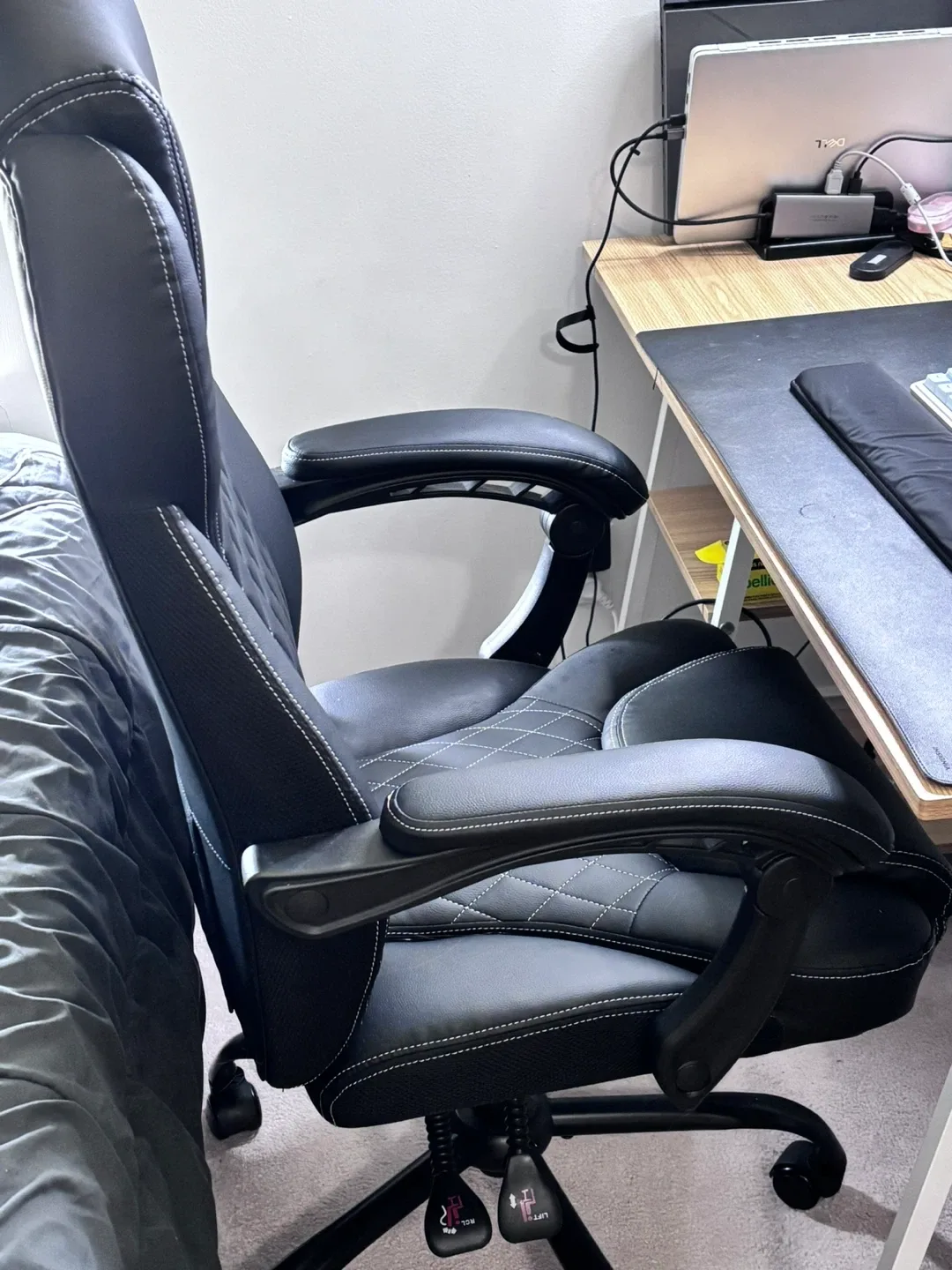 [MOVING SALE] Black Executive Office Chair with Footrest image indicator(7)