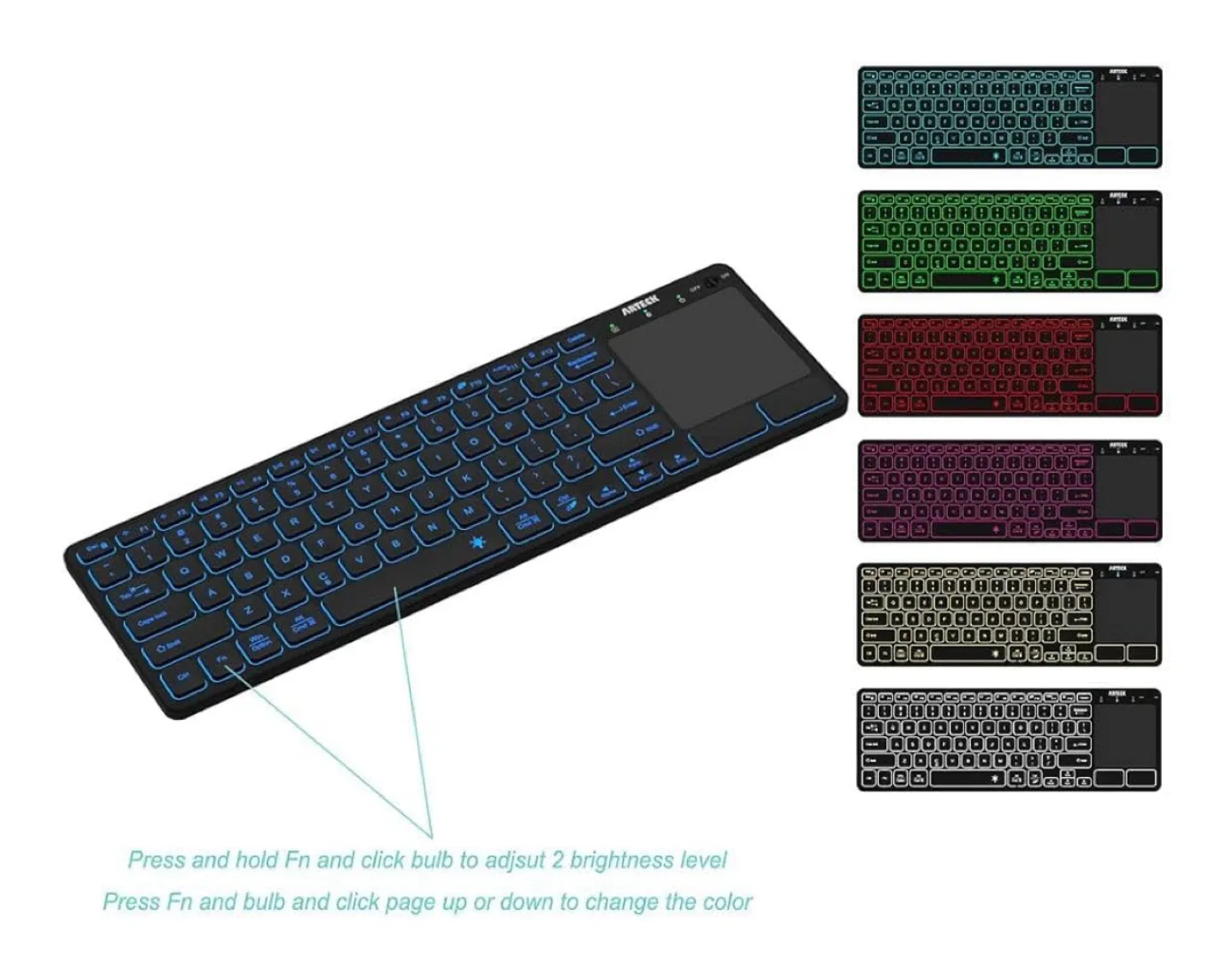 Artek Keyboard with Touchpad image indicator(4)