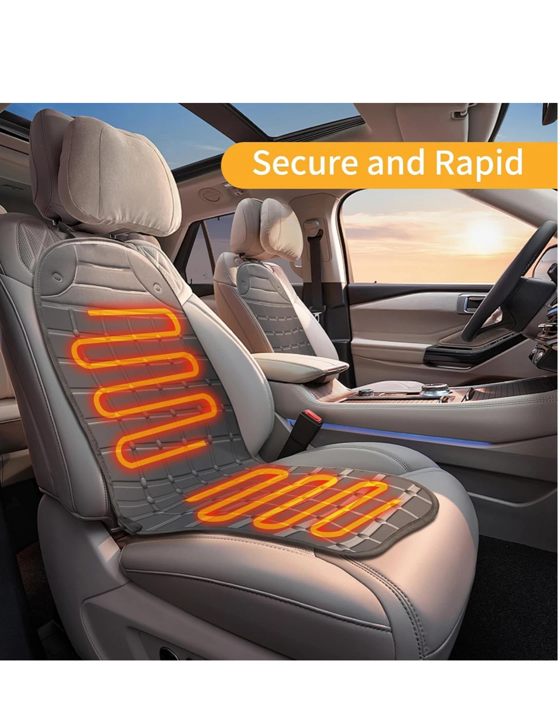 ZoneTech Heated Seat Cover Cushion - photo 2